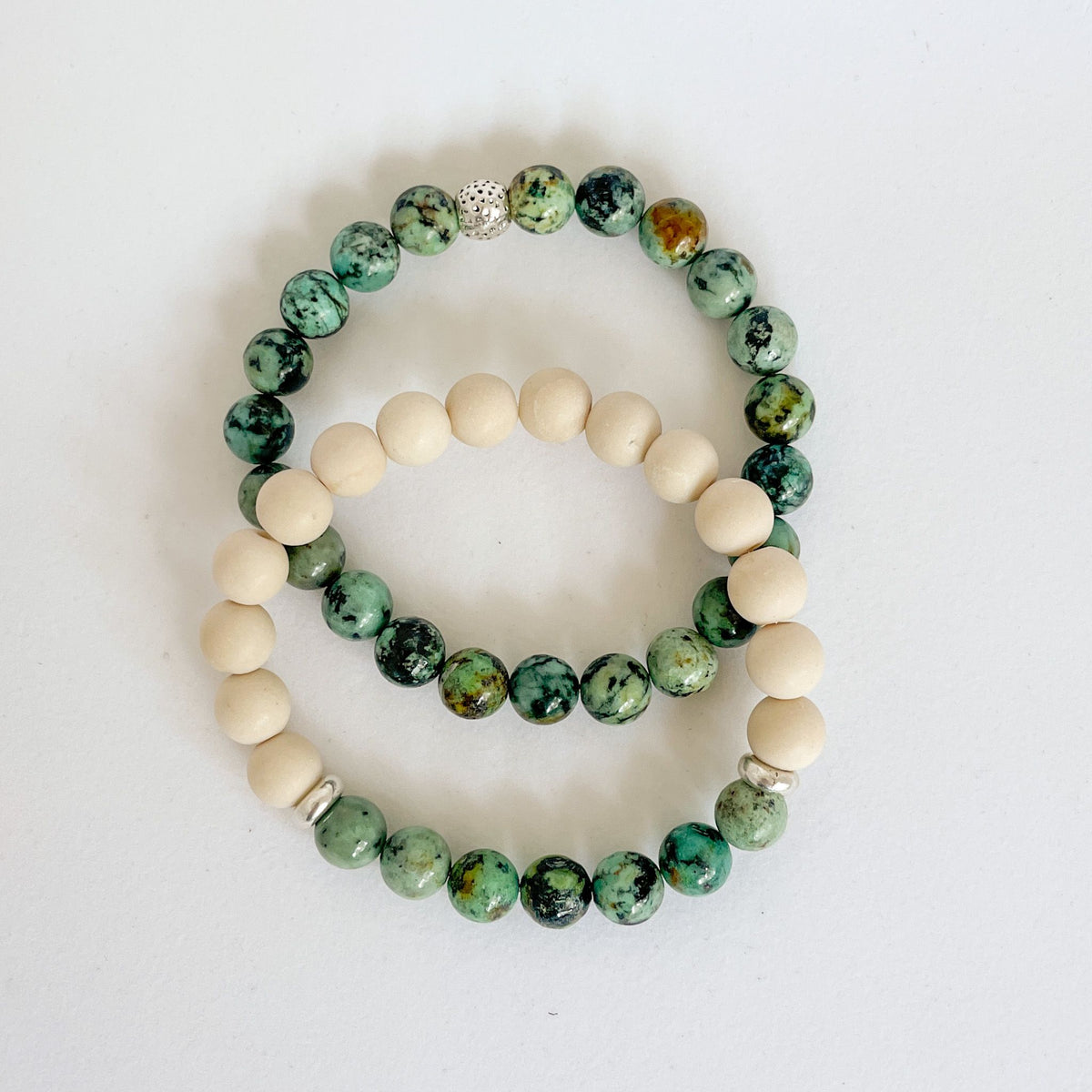 African Turquoise Stretch Bracelet