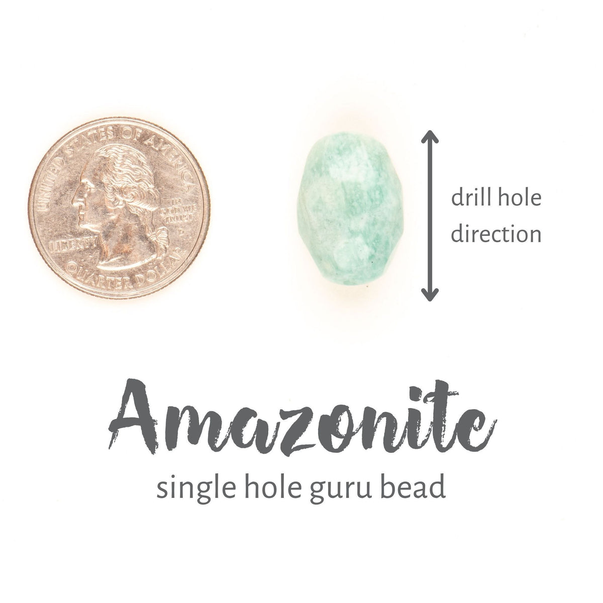 Amazonite Guru Bead Size Reference Merakalpa Malas