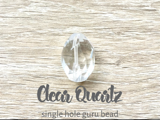Clear Quartz Guru Beads