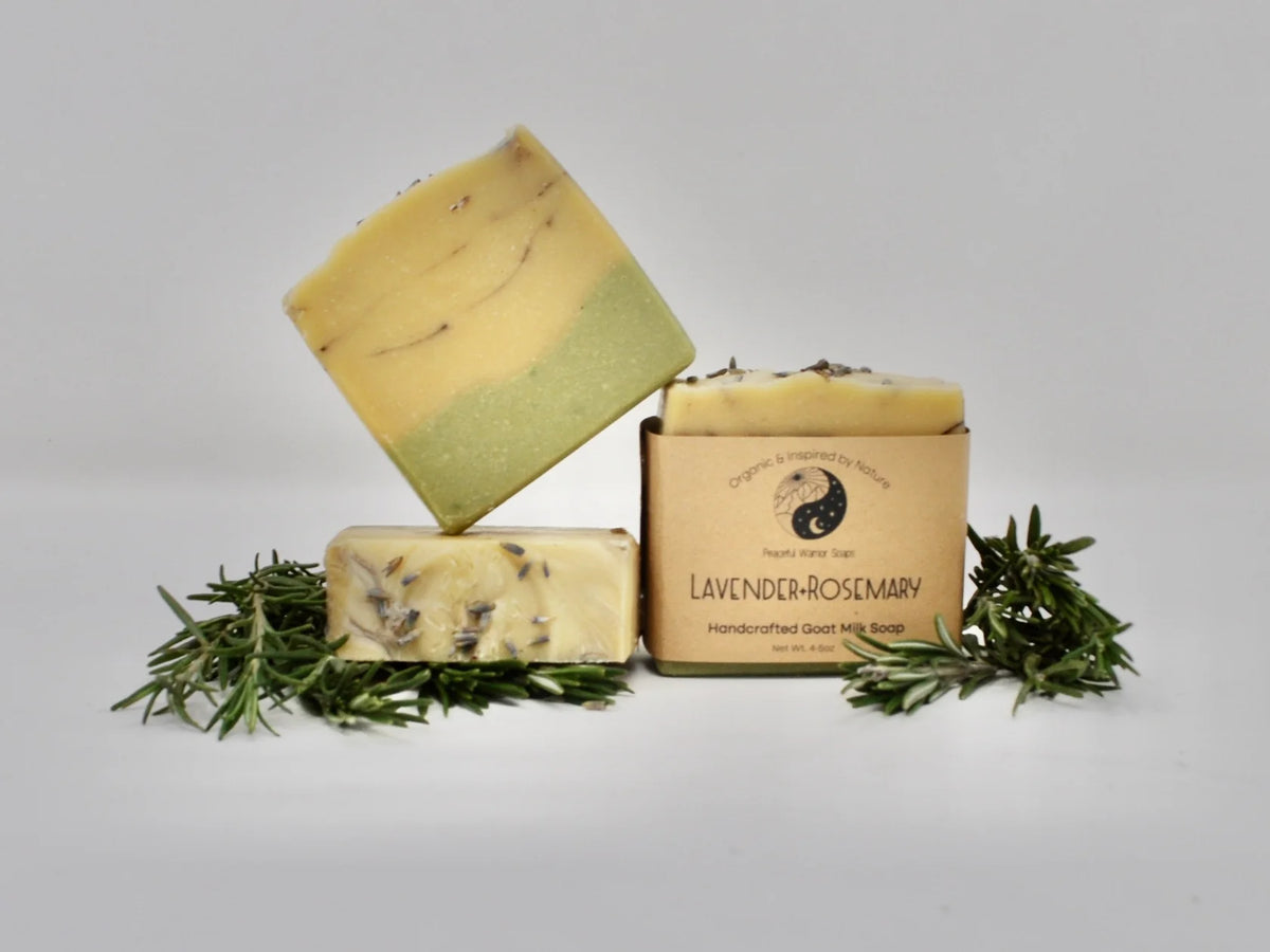 Lavender+Rosemary Handcrafted Soap