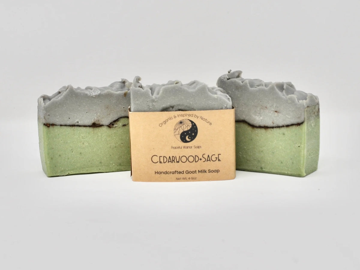 Cedarwood+Sage Handcrafted Soap
