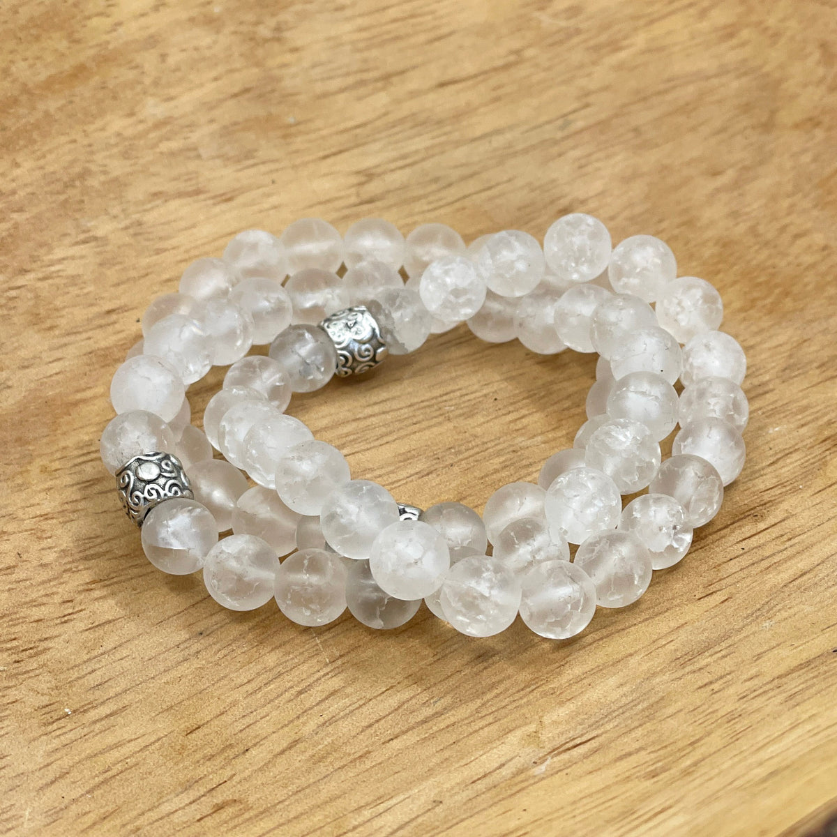 Clear Quartz Stretch Bracelet