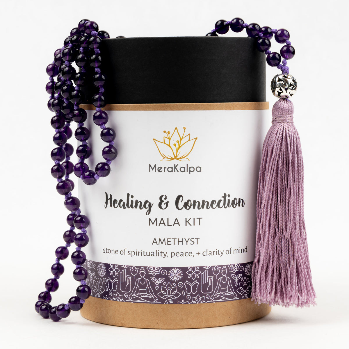 Healing + Connection Amethyst Mala Bracelet Kit