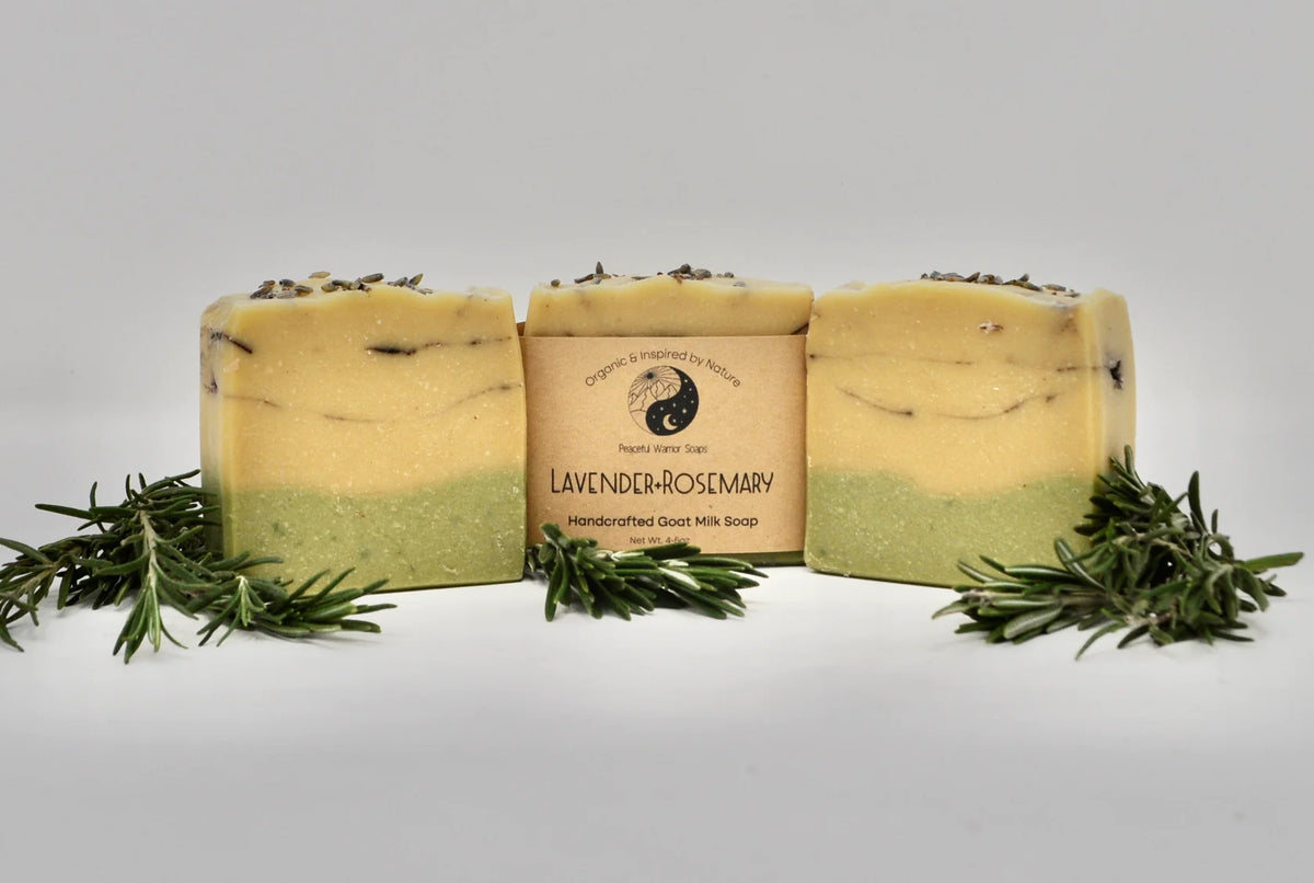Lavender+Rosemary Handcrafted Soap