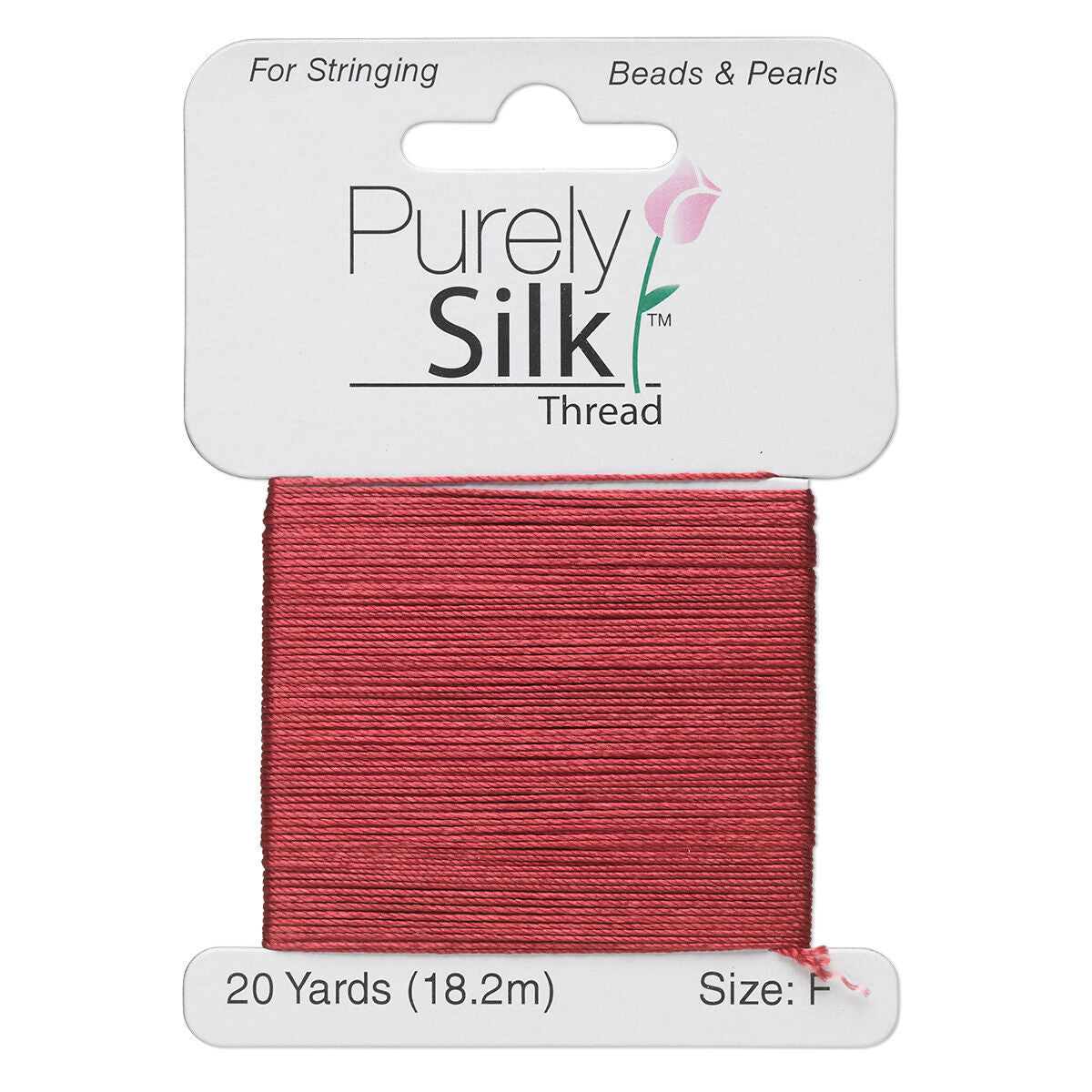 Maroon Silk Thread