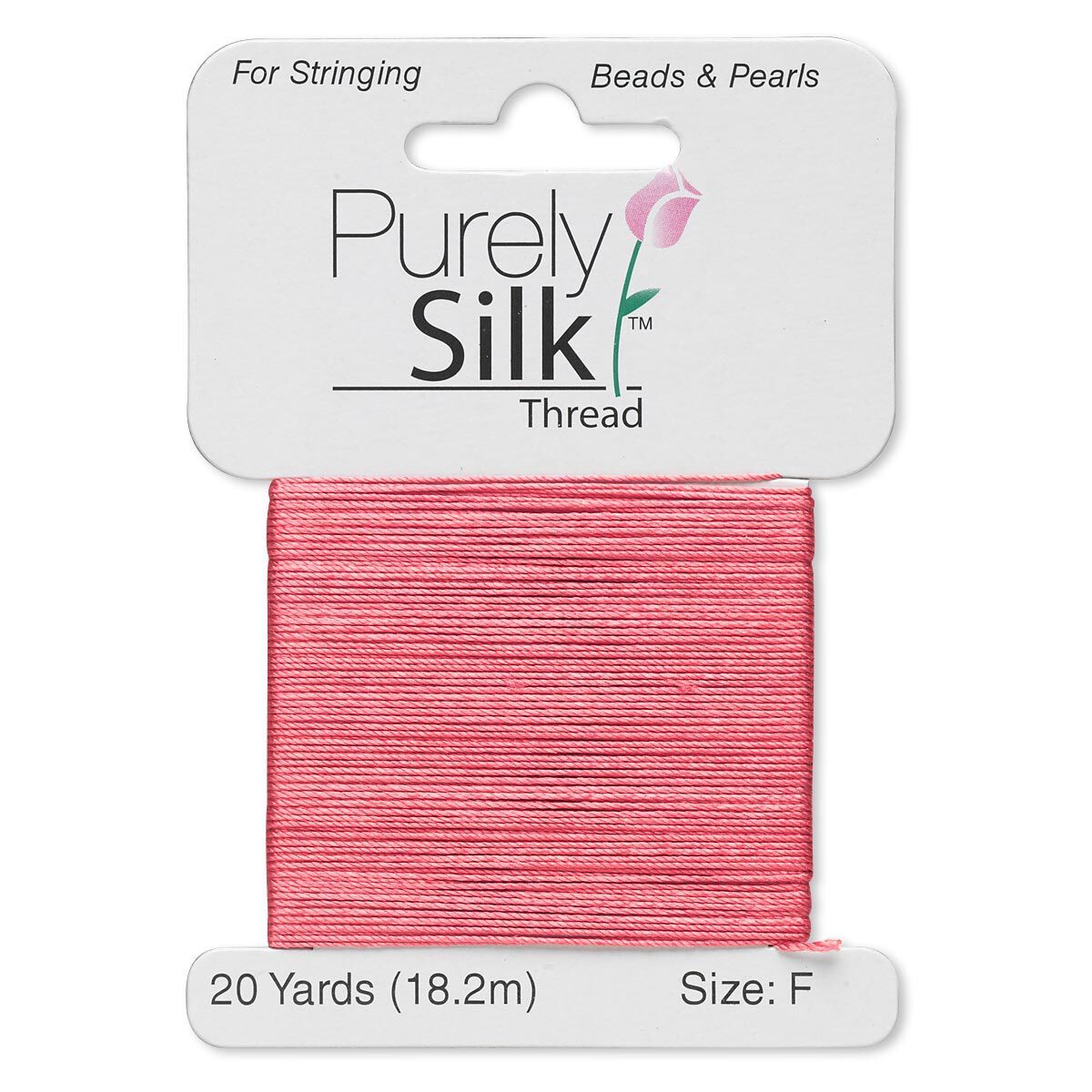 Coral Silk Thread