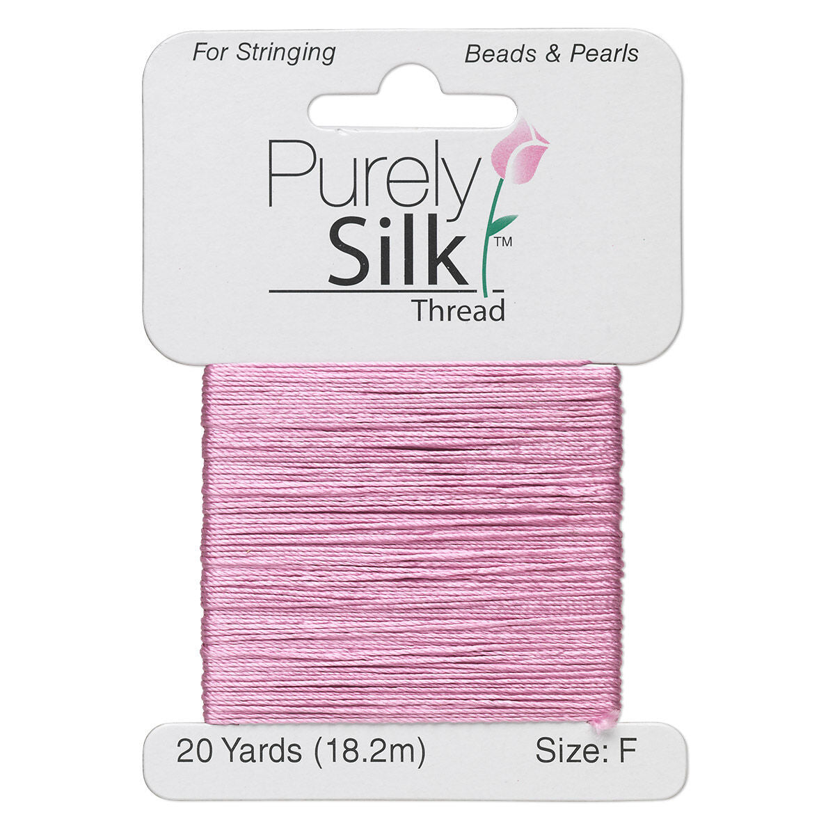 Strawberry Pink Silk Thread