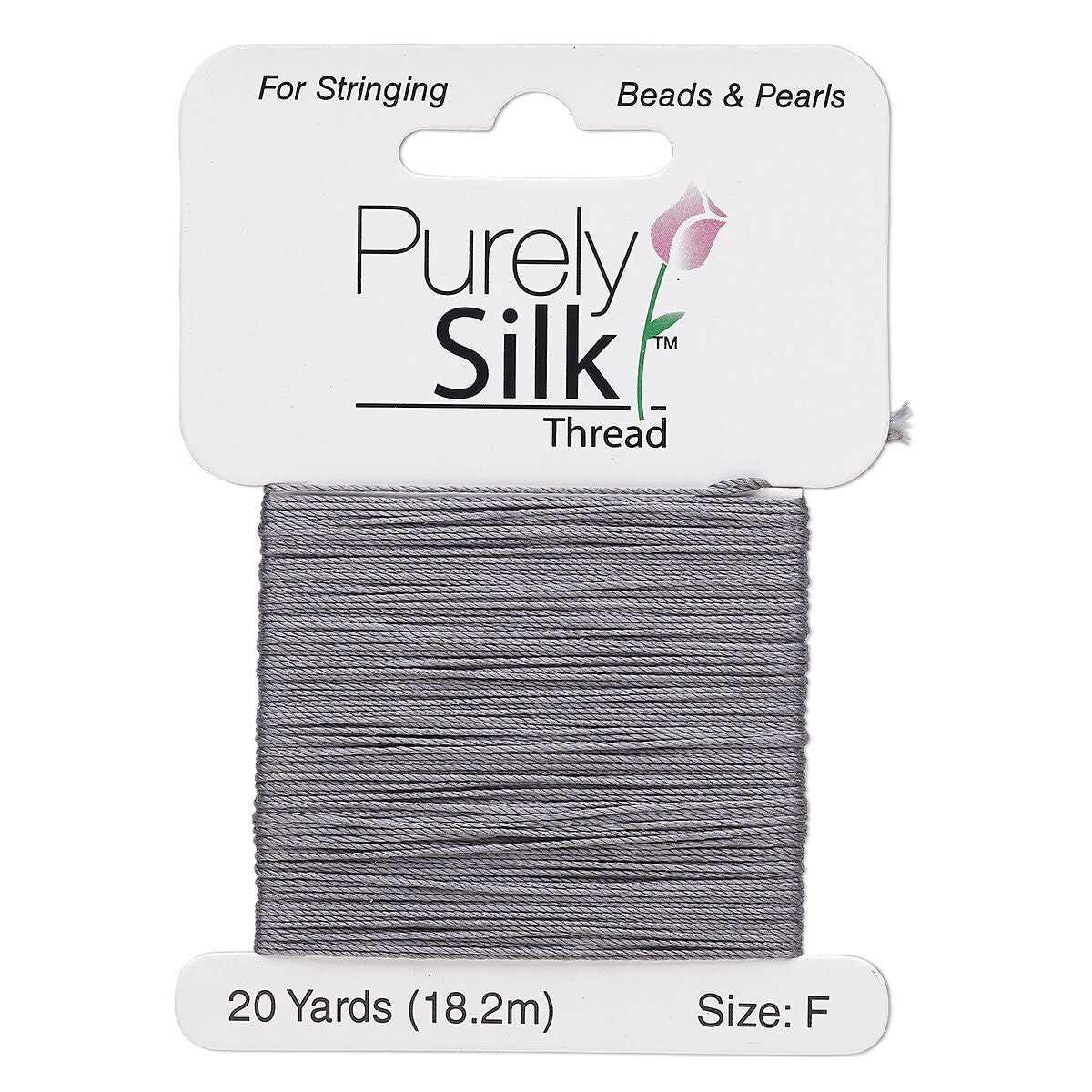 Dark Grey Silk Thread