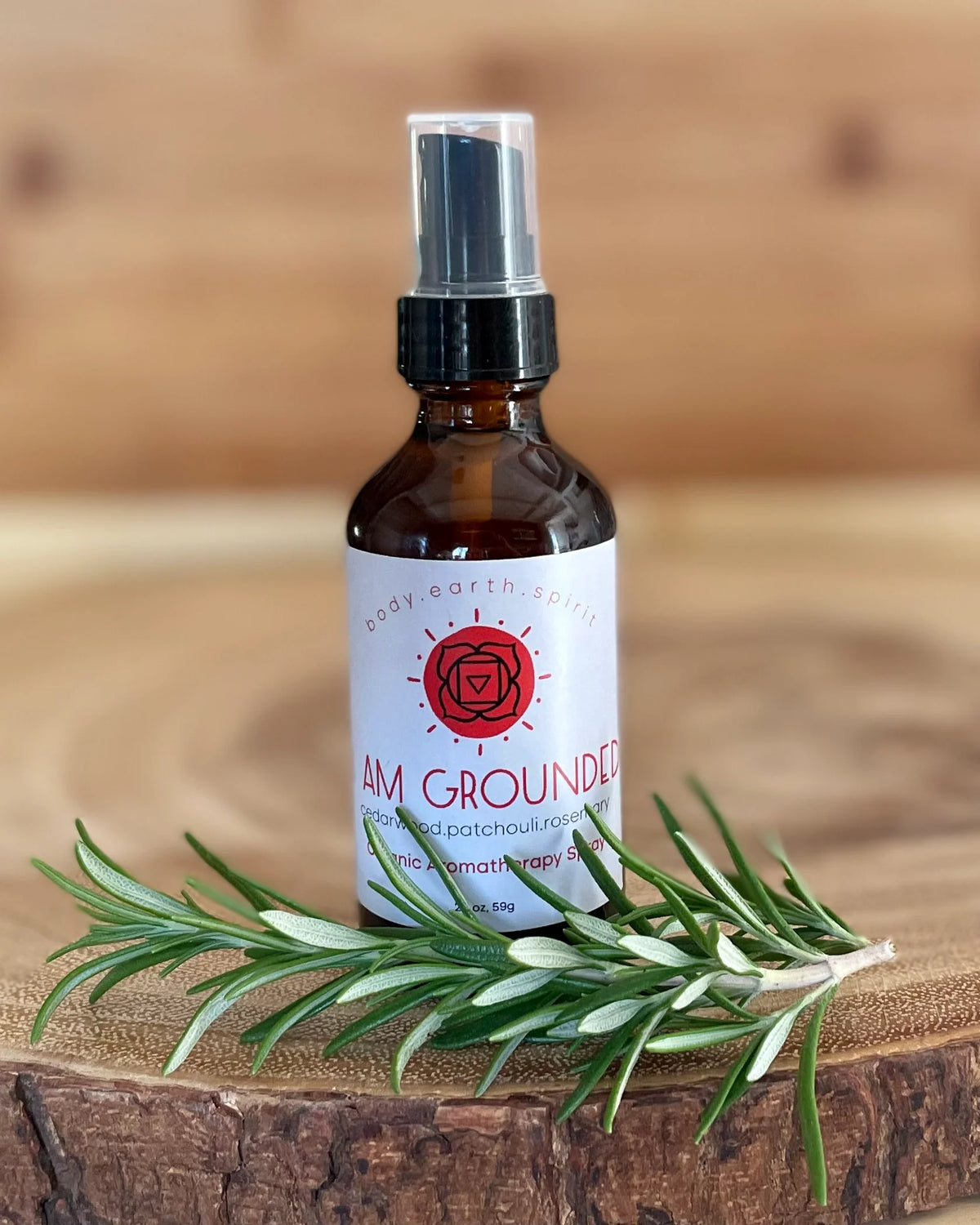 I Am Grounded Organic Aromatherapy Spray