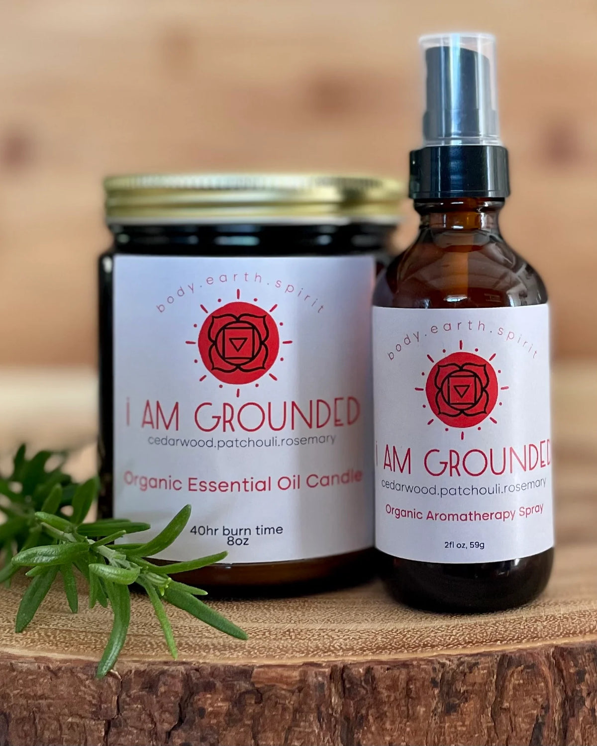 I Am Grounded Organic Aromatherapy Spray