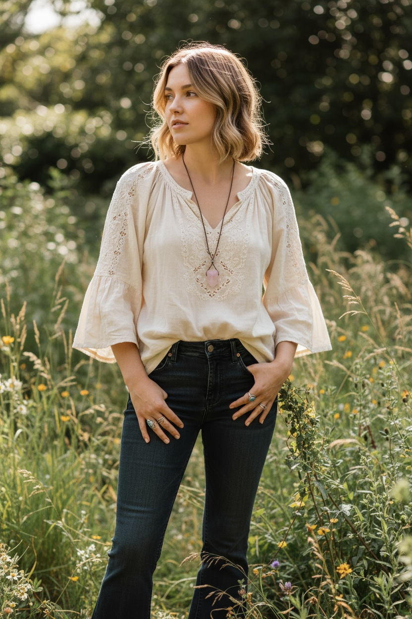 Rose Quartz Heart Opener Necklace