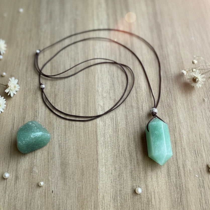 Green Aventurine Heart Opener Necklace