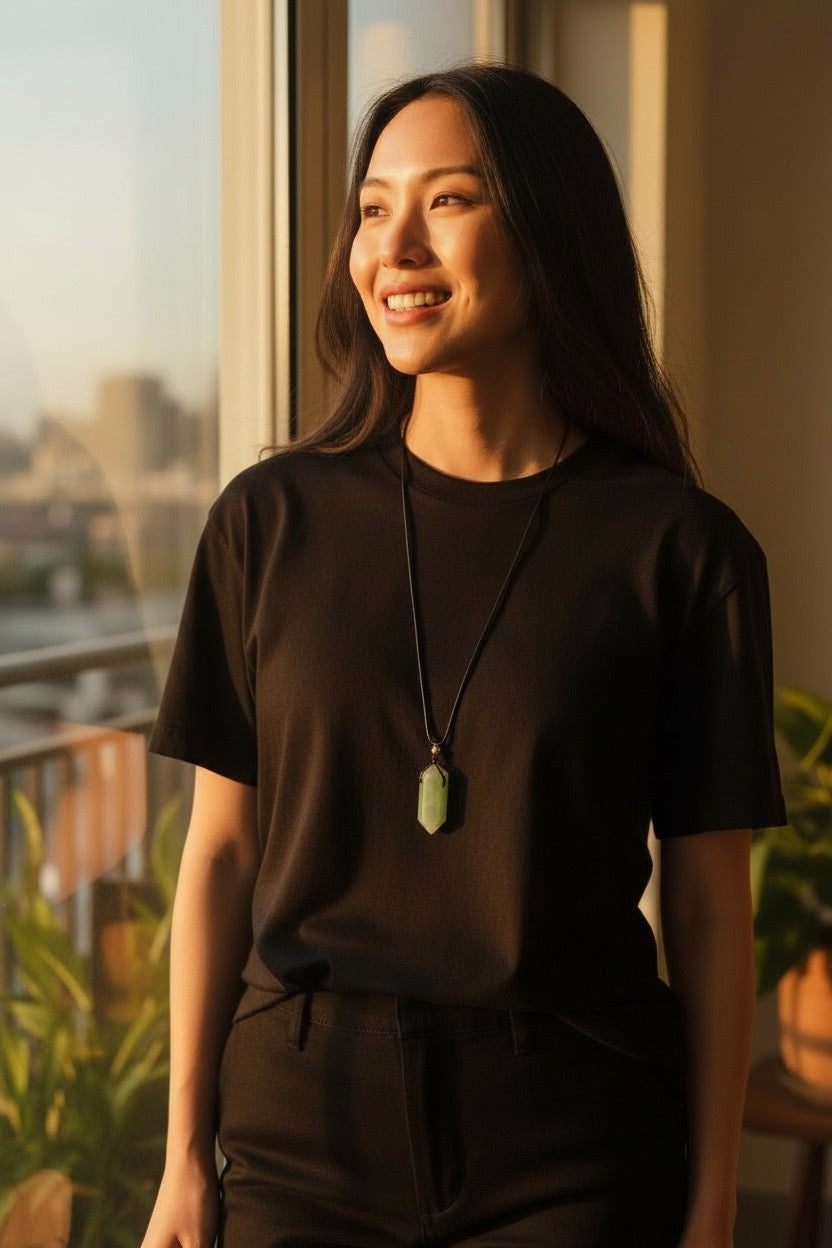 Green Aventurine Heart Opener Necklace