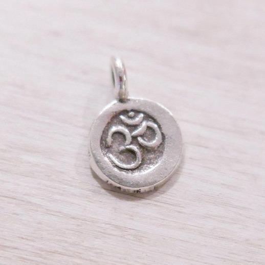 Silver Om Charm - MeraKalpa Malas