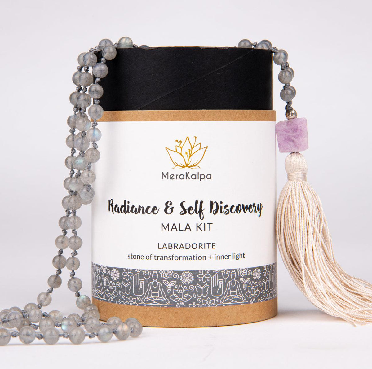 Radiance + Self-Discovery Labradorite Mala Necklace Kit