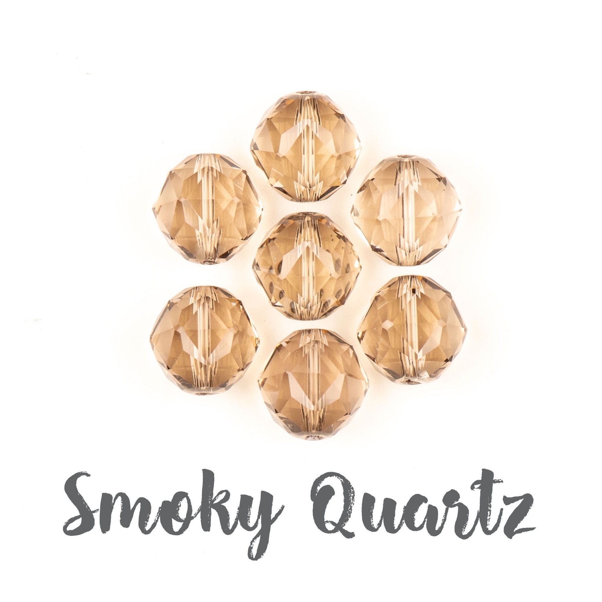 Smoky Quartz Gemstone Guru Bead for Mala Necklace Merakalpa Malas