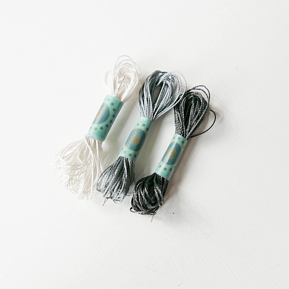 Nylon cord and steel needle to make your mala necklace - MeraKalpa Malas